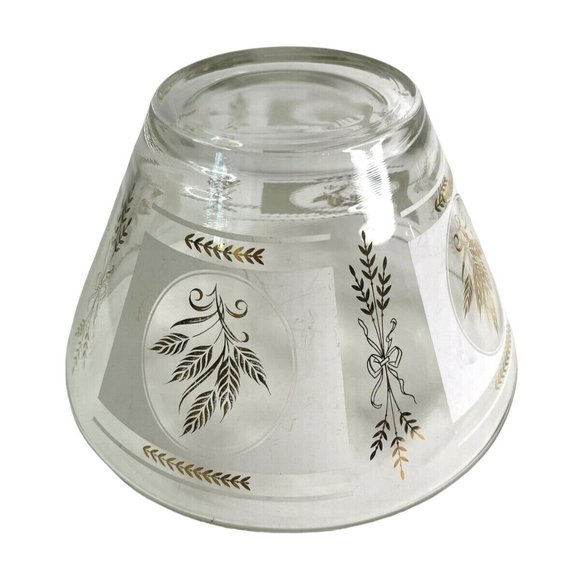 Anchor Hocking Salt & Pepper, Hazel Atlas Bowl, Brockway Cruet Set Gold Wheat - Picture 4 of 12